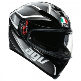 AGV K5 S TEMPEST BLACK/SHILVER